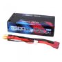 Gens ace 5500mAh 7.6V 100C 2S2P HardCase HV Shorty Lipo Battery Pack 59# Racing Series with 5.0mm bullet to Deans plug