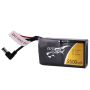 Tattu 2500mAh 2S 7.4V replacement lipo battery pack with DC3.5mm plug for Fatshark Goggles