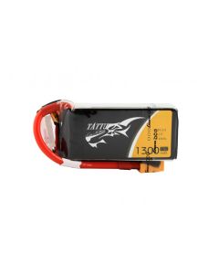 TATTU 1300mAh 11.1V 75C 3S1P Lipo Battery Pack With XT60 Connector