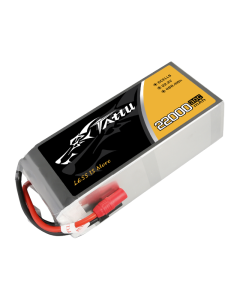 Tattu 22000mAh 22.2V 30C 6S1P Lipo Battery Pack with AS150+XT150 Plug