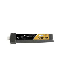 TATTU 300MAH 3.8V HV 75C 1S1P LIPO BATTERY PACK WITH BT 2.0 PLUG - 1PCS