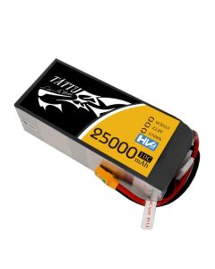 Tattu 22.8V 10C 6S 25000mAh LiPo HV Battery with XT90 Anti spark Plug for UAV 