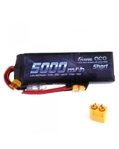 Gens ace 2S 7.4V 5000mAh 50C Lipo Battery with XT60 Plug
