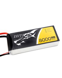 TATTU 4S 14.8V 8000MAH 15C LI-PO BATTERY PACK with XT60 connector