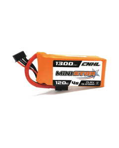 CNHL MiniStar 1300mAh 14.8V 4S 120C Lipo Battery with XT60 Plug