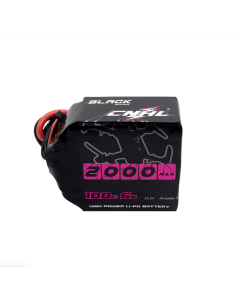 CNHL Black Series 2000mAh 22.2V 6S 100C Lipo Battery with XT60 Plug