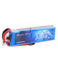 Gens ace 3300mAh 11.1V 45C 3S1P Lipo Battery Pack with XT60 Plug