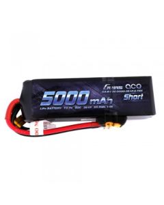 Gens ace 5000mAh 11.1V 50C 3S1P Short-Size Lipo Battery Pack with XT60 Connector