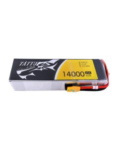 Tattu 6s 22.2V 14000 25C Lipo Battery Pack with XT90-S Plug