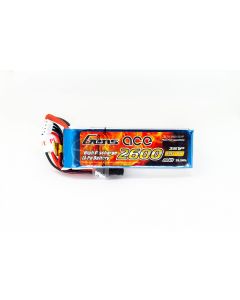 Gens ACE 2600mAh 3S1P 11.1V for Transmitter with Futaba+EHR connector