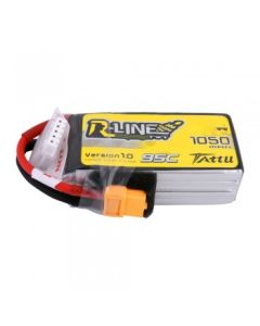 Tattu R-Line 1050mAh 95C 4S1P Lipo Battery with XT60 Plug