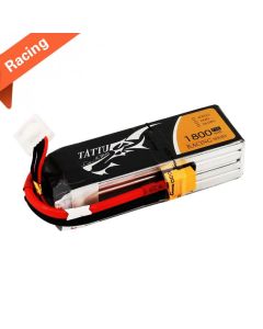 TATTU 4S 14.8V 1800mAh 75C Lipo Battery With XT60 Connector