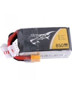 Tattu 850mAh 11.1V 75C 3S1P Lipo Battery with XT30 Plug