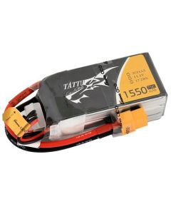 Tattu 1550mAh  3S1P 11.1V 75C Lipo Battery Pack With XT60 Connector