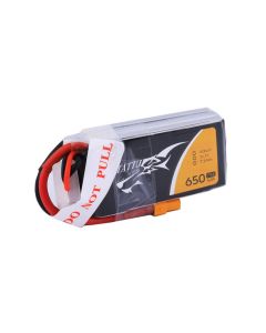 Tattu 650mAh 3S1P 75C 11.1V Lipo Battery with XT30 Connector