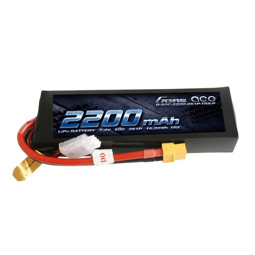 Gens ACE 2200mAh 2S1P 7.4V 50C with XT60 Connector