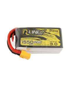 Tattu R-Line Version 3.0 1550mAh 4s 120C Lipo Battery with XT60 Connector