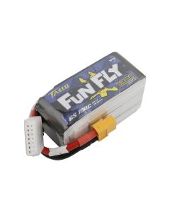 Tattu FunFly 1300mAh 100C 22.2V 6S1P Lipo Battery Pack With XT60 Plug