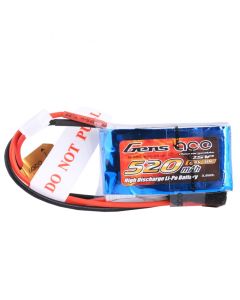 Gens ACE 520mah 2S1P 7.4V 30C with JST Connector