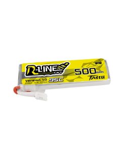 Tattu 500mAh 3.7V 95C 1S1P Lipo Battery Pack With PH2.0 Plug