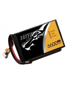 Tattu 6600 mAh 14.8V 35C 4S2P Lipo Battery Pack with XT60 Connector