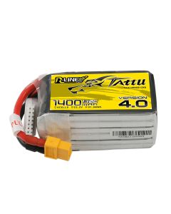 Tattu R-Line Version 4.0 1400mAh 22.2V 130C 6S1P Lipo Battery Pack With XT60 Plug