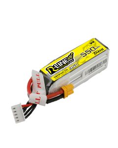 Tattu R-Line 550mAh 14.8V 95C 4S1P Lipo Battery Pack With XT30 Plug
