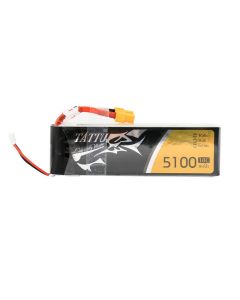 Tattu 5100mAh 11.1V 10C 3S1P Lipo Battery Pack with XT60 Connector