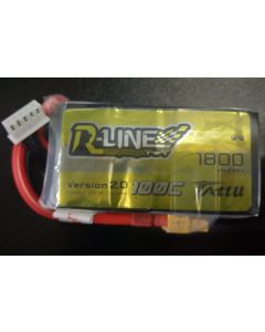 Tattu RLine 2.0 1800mAh  4S1P 14.8V 100C With XT60 Connector