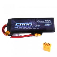 Gens ace 2S 7.4V 5000mAh 50C Lipo Battery with XT60 Plug