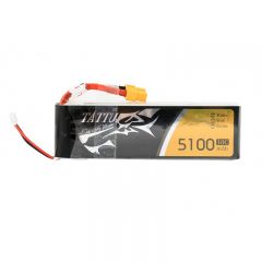 Tattu 5100mAh 11.1V 10C 3S1P Lipo Battery Pack with XT60 Connector