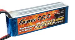 Gens Ace 2200mAh 11.1V 25C 3S1P Lipo Battery Pack with XT60 Connector