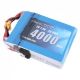 Gens ace 4000mAh 7.4V 2S1P TX Lipo Battery Pack with JST-EHR Plug